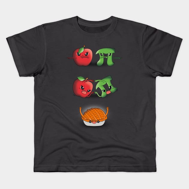 Apple Pi Kids T-Shirt by RetroDivision